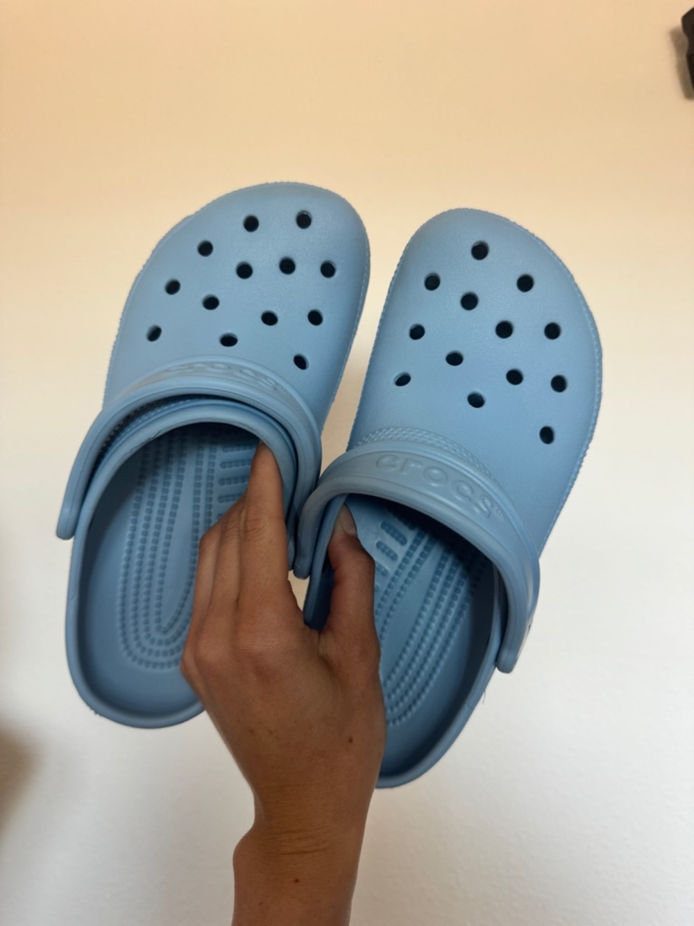CROCS Kids Classic Clogs in Baby Blue